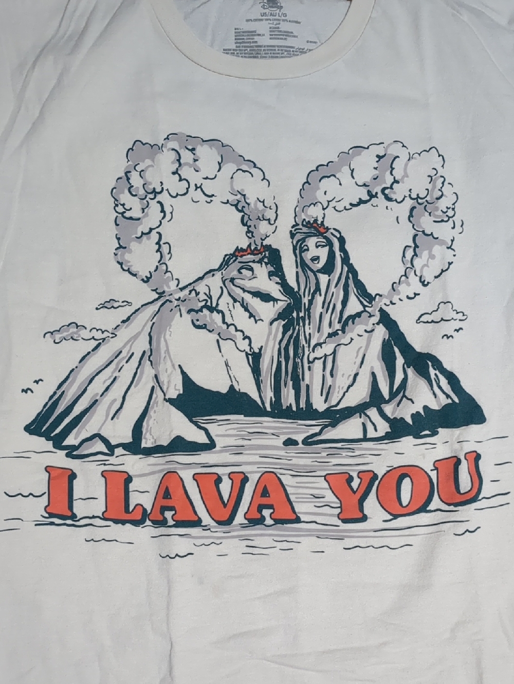 Disney Magical I Lava You Cream T- shirt men size Large - Picture 2 of 7